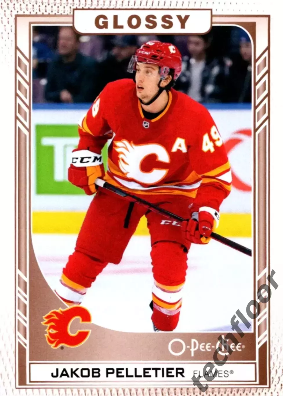 Карточка NHL Jakob Pelletier Calgary Flames/Якоб Пеллетье Калгари НХЛ