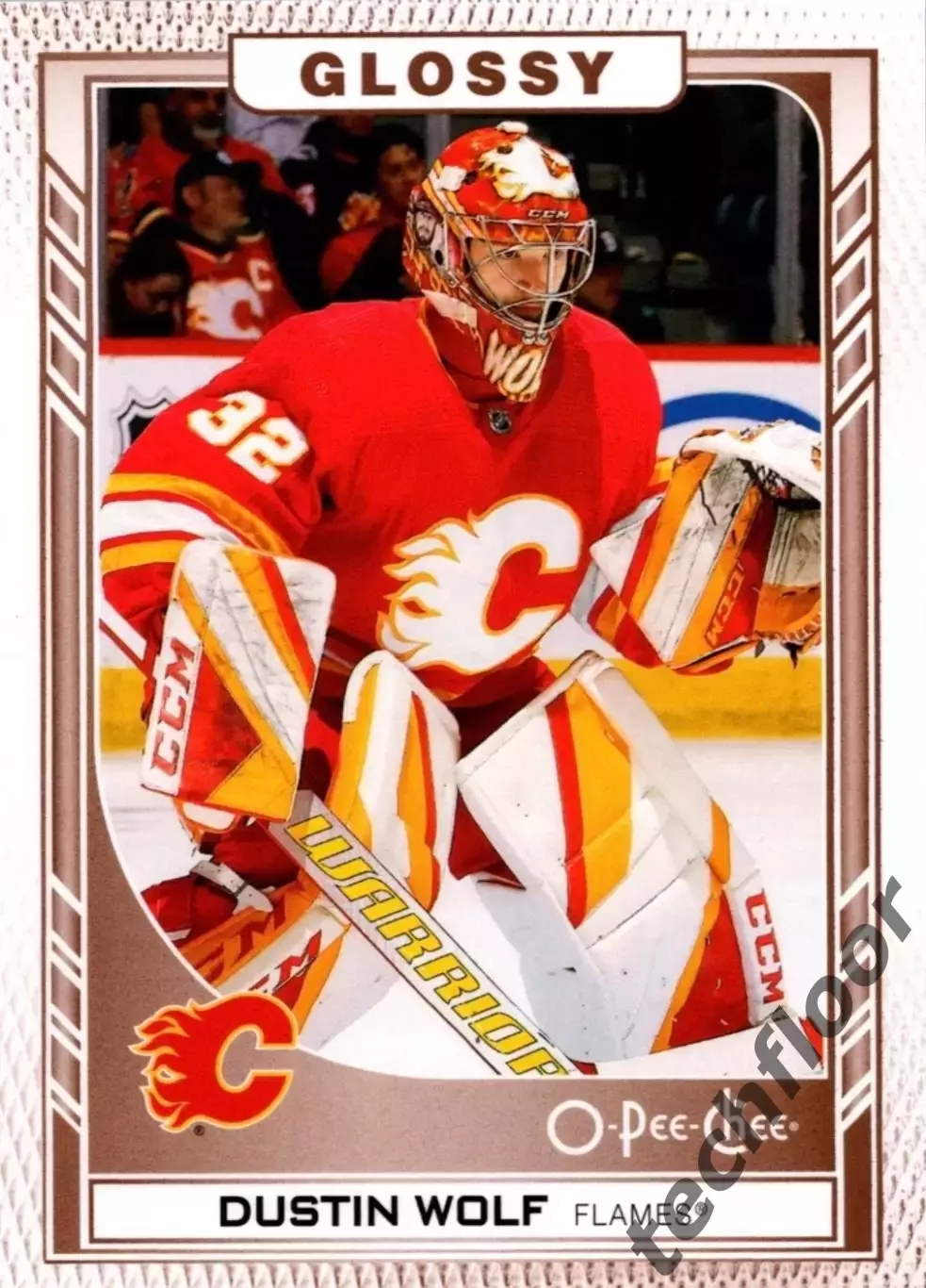 Карточка NHL Dustin Wolf Calgary Flames / Дастин Вольф Калгари НХЛ