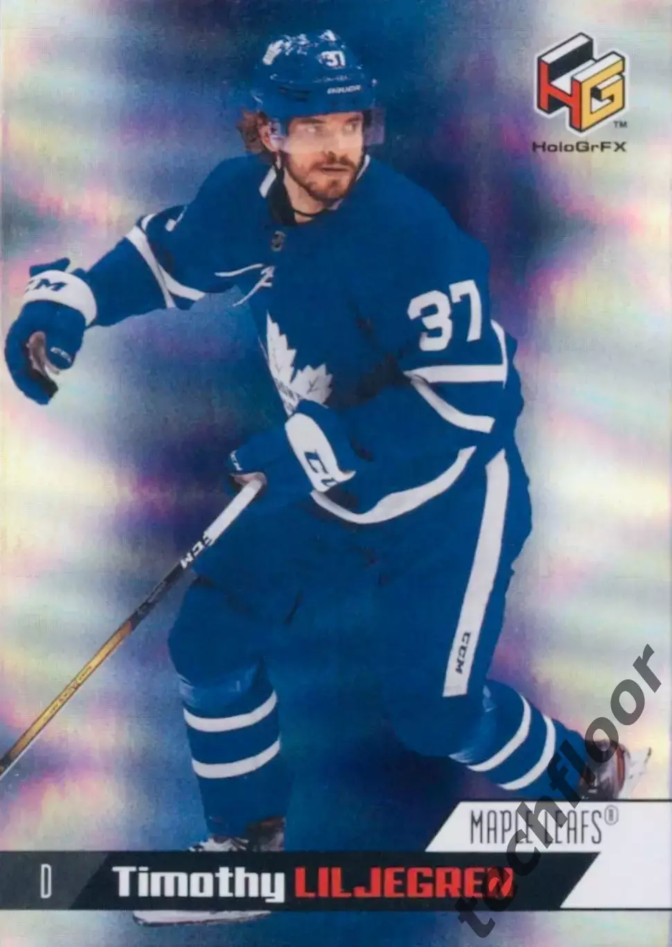 Карточка NHL Timothy Liljegren Toronto Maple Leafs/Тимоти Лильегрен Торонто НХЛ