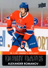 Карточка NHL Alexander Romanov Montreal Canadiens/Александр Романов Монреаль