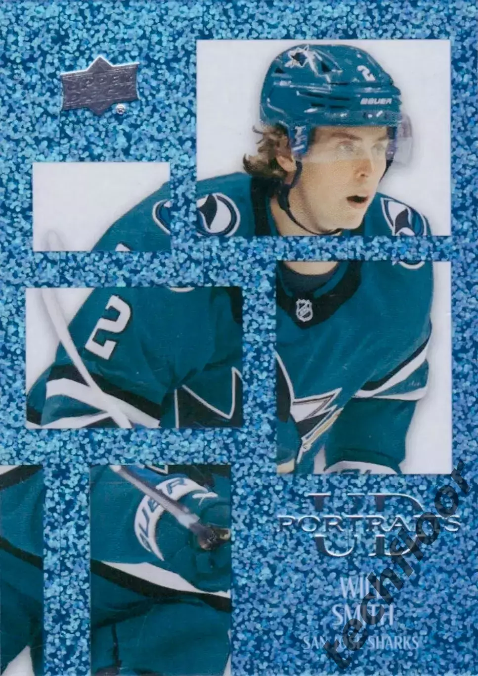 Карточка NHL Will Smith San Jose Sharks/Уилл Смит Сан-Хосе Шаркс НХЛ