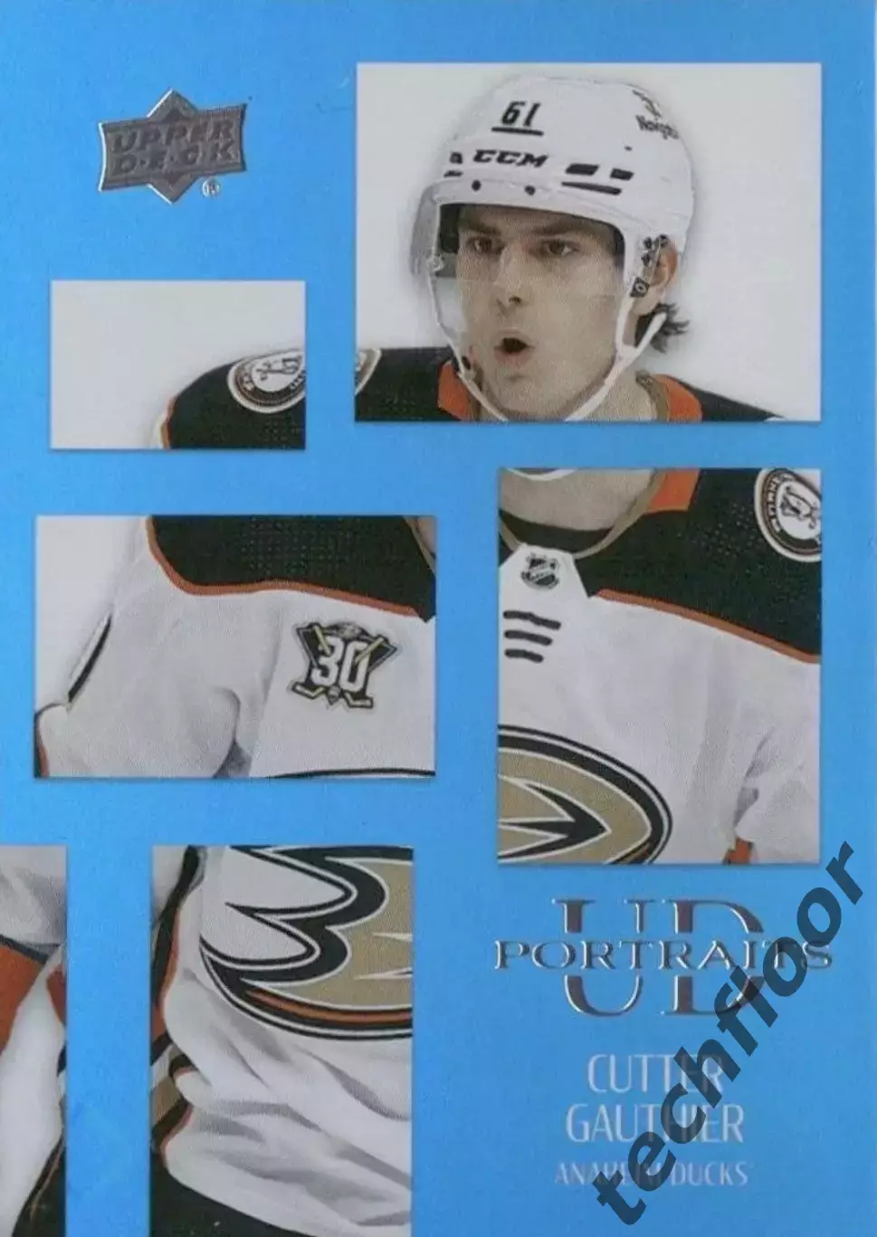 Карточка NHL Cutter Gauthier Anaheim Ducks / Каттер Готье Анахайм НХЛ