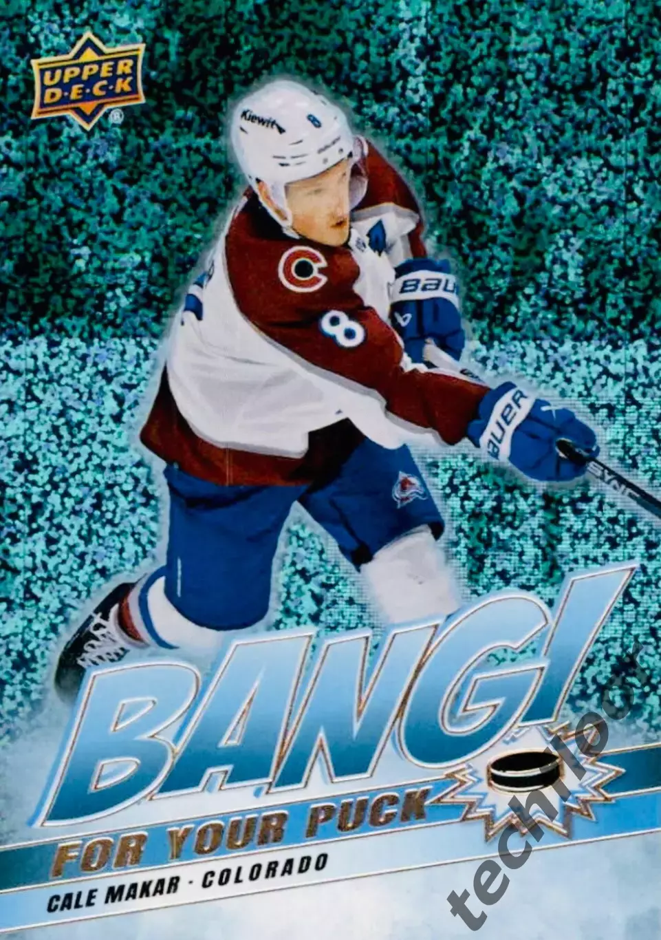 Карточка NHL Cale Makar Colorado Avalanche / Кейл Макар Колорадо НХЛ