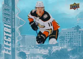 Карточка NHL Trevor Zegras Anaheim Ducks/ Тревор Зеграс Анахайм НХЛ