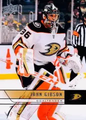 Карточка NHL John Gibson Anaheim Ducks /Джон Гибсон Анахайм НХЛ