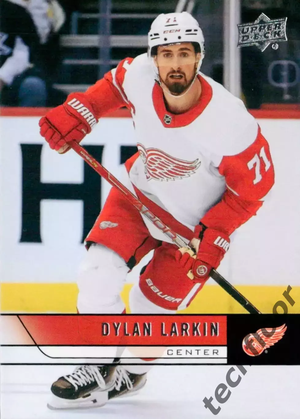Карточка NHL Dylan Larkin Detroit Red Wings / Дилан Ларкин Детройт НХЛ