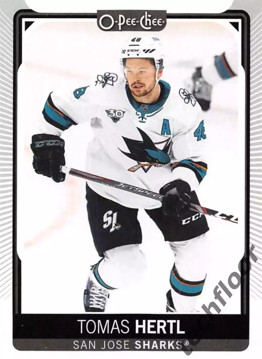 Карточка NHL Tomas Hertl San Jose Sharks/Томаш Гертл Сан-Хосе Шаркс НХЛ