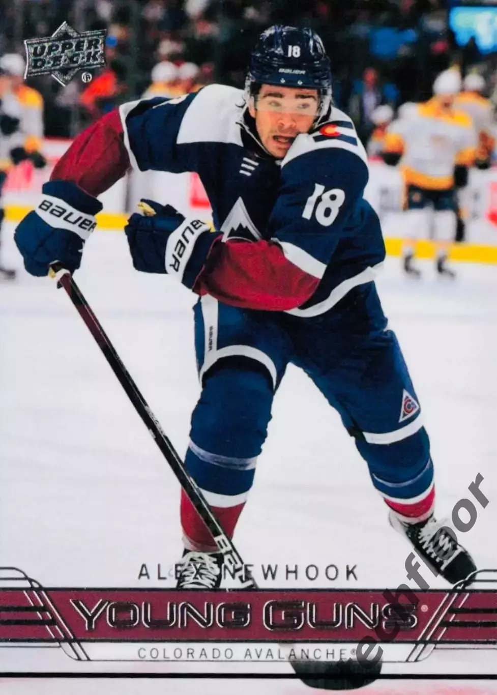Карточка NHL Alex Newhook Colorado Avalanche/Алекс Ньюхук Колорадо НХЛ