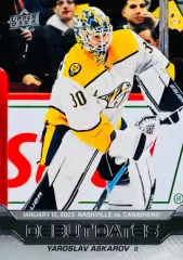 Карточка NHL Yaroslav Askarov Nashville Predators/Ярослав Аскаров Нэшвилл НХЛ