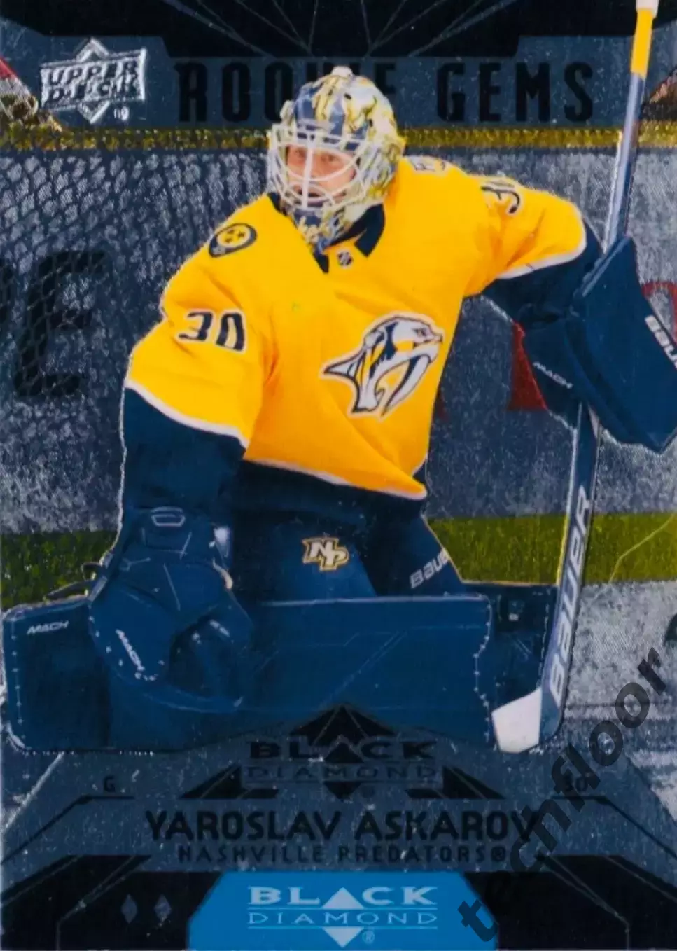 Карточка NHL Yaroslav Askarov Nashville Predators/ Ярослав Аскаров НХЛ Нэшвилл