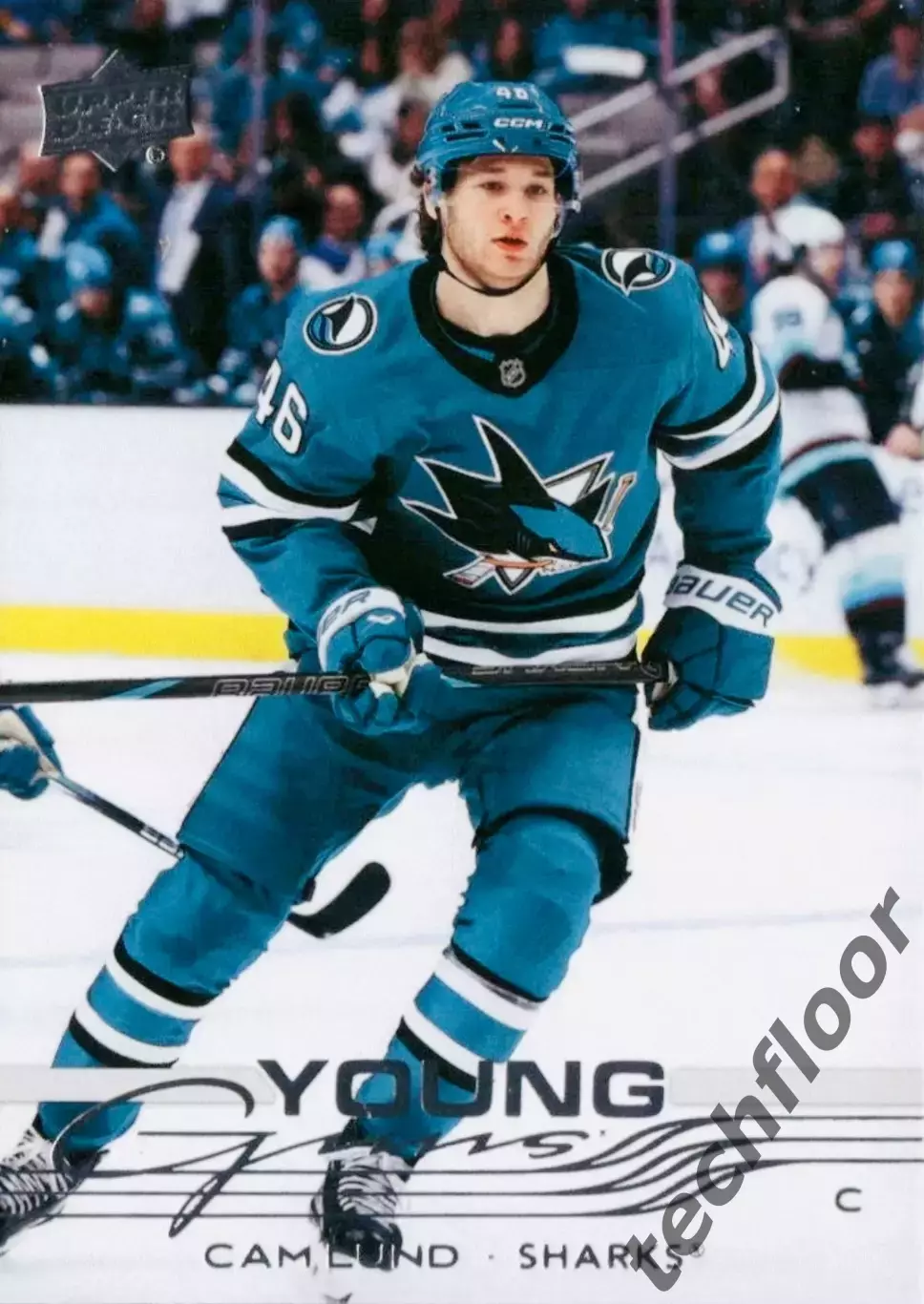 Карточка NHL Cam Lund San Jose Sharks/Камерон Ланд Сан-Хосе НХЛ