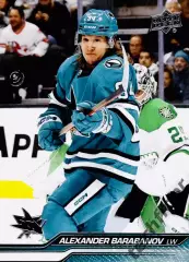 Карточка NHL Alexander Barabanov San Jose Sharks/Александр Барабанов