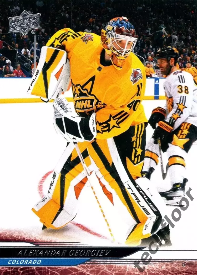 Карточка NHL Alexander Georgiev Colorado Avalanche/Александер Георгиев Колорадо