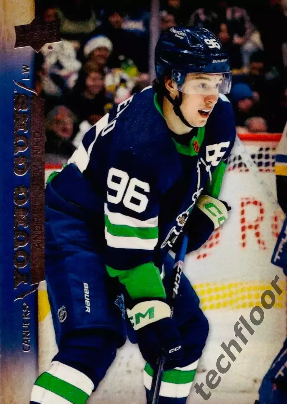 Карточка NHL Andrei Kuzmenko Vancouver Canucks/Андрей Кузьменко Ванкувер НХЛ