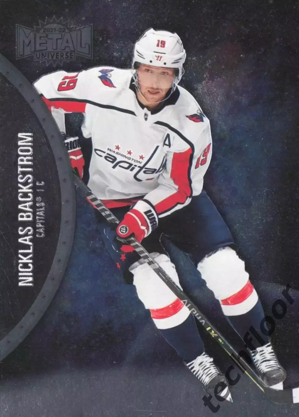 Карточка NHL Niklas Backstrom Washington Capitals/Никлас Бекстрем Вашингтон НХЛ