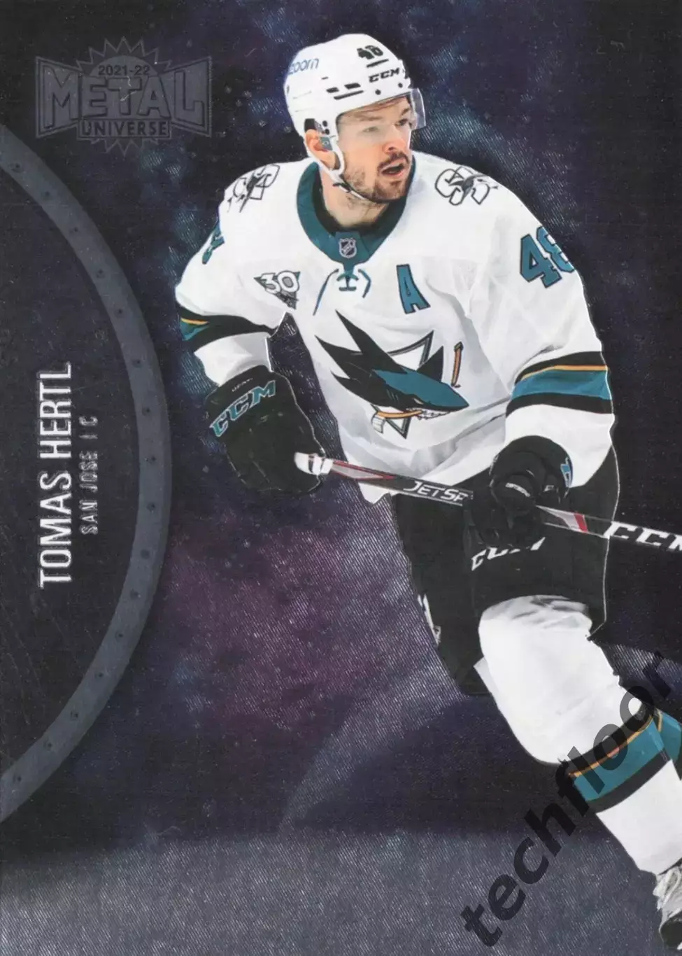 Карточка NHL Tomas Hertl San Jose Sharks/ Томаш Гертл Сан-Хосе Шаркс НХЛ