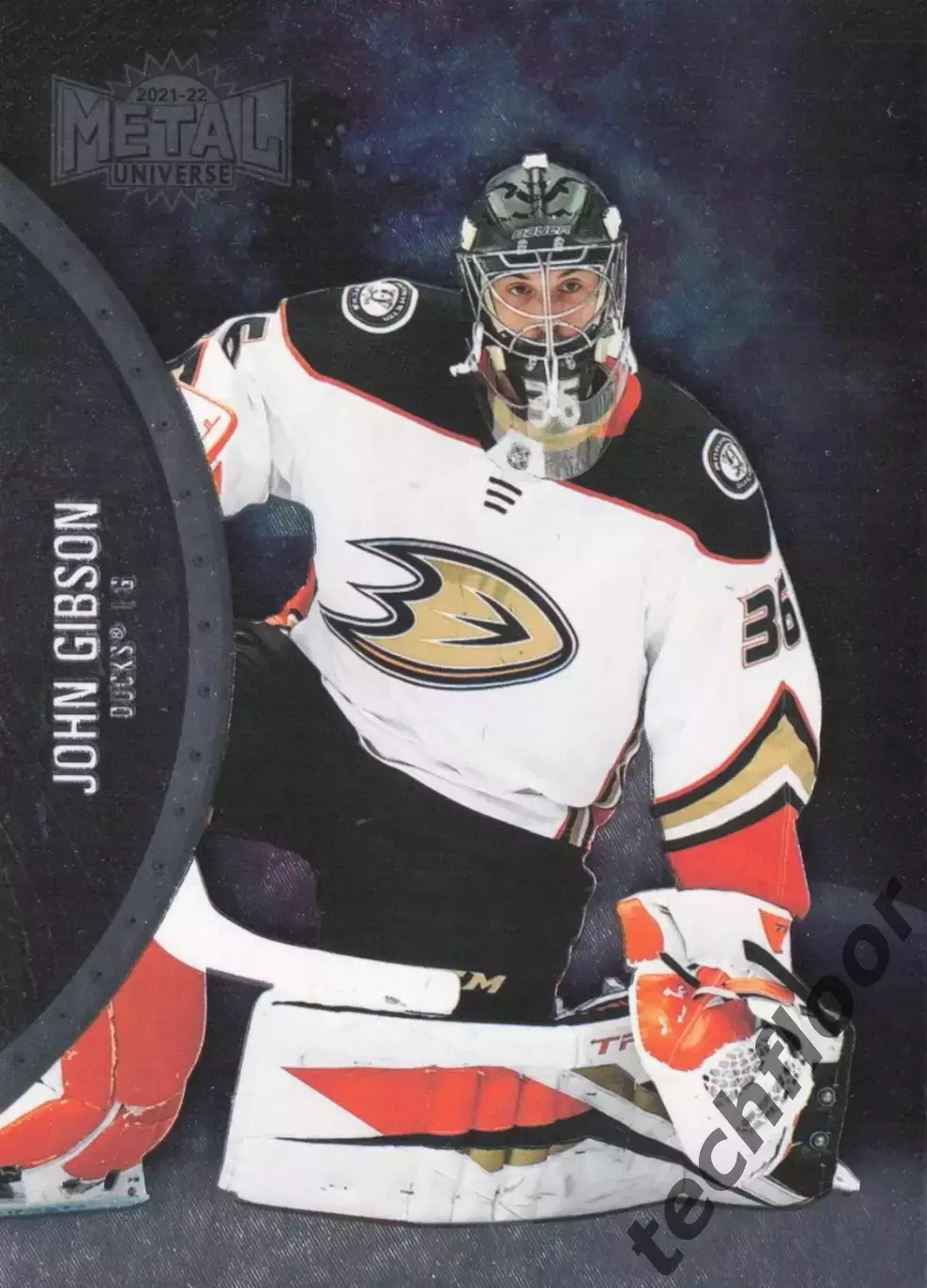 Карточка NHL John Gibson Anaheim Ducks/ Джон Гибсон Анахайм НХЛ