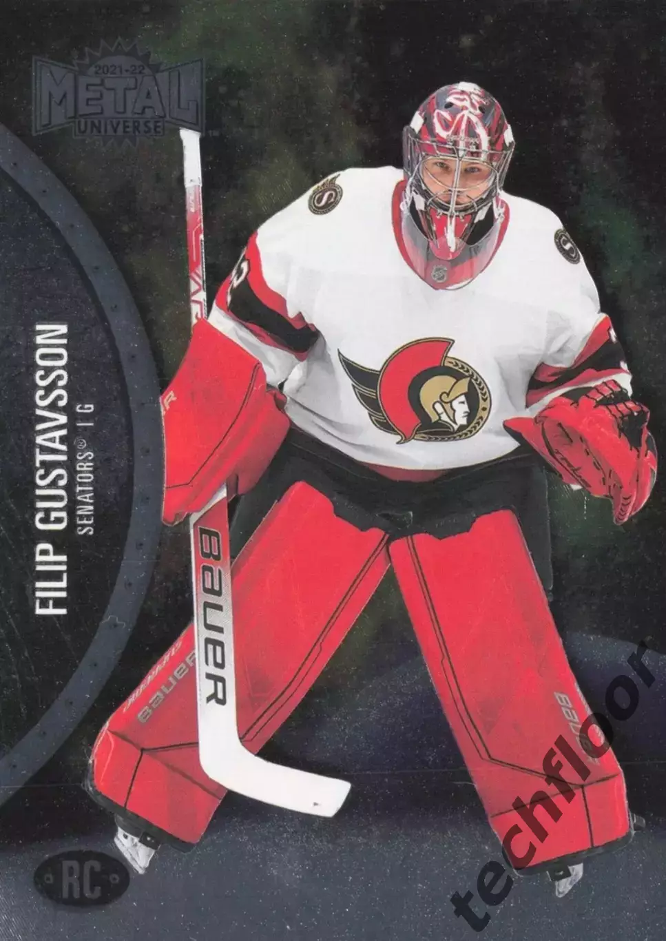 Карточка NHL Filip Gustavsson Ottawa Senators/Филип Густавссон Оттава НХЛ