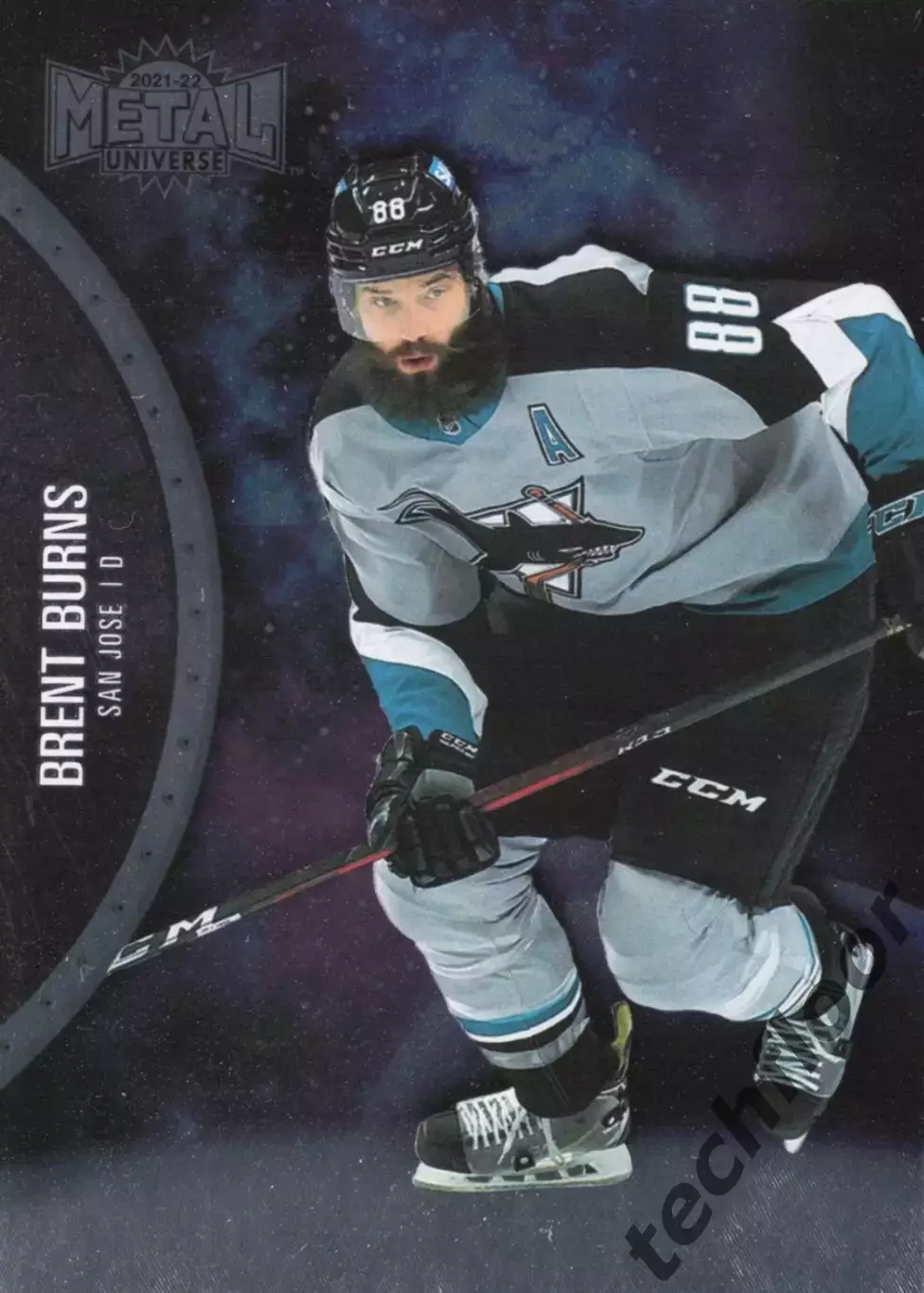 Карточка NHL Brent Burns San Jose Sharks/Брент Бернс НХЛ Сан-Хосе Шаркс