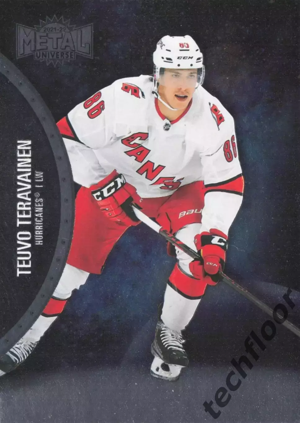 Карточка NHL Teuvo Teravainen Carolina Hurricanes/Теуво Терявяйнен Каролина НХЛ