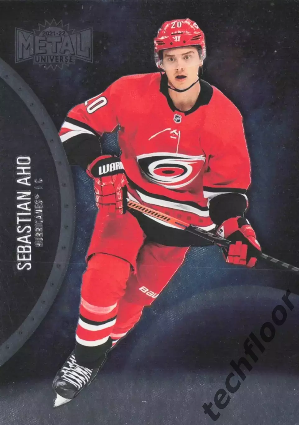 Карточка NHL Sebastian Aho Carolina Hurricanes/Себастьян Ахо Каролина НХЛ