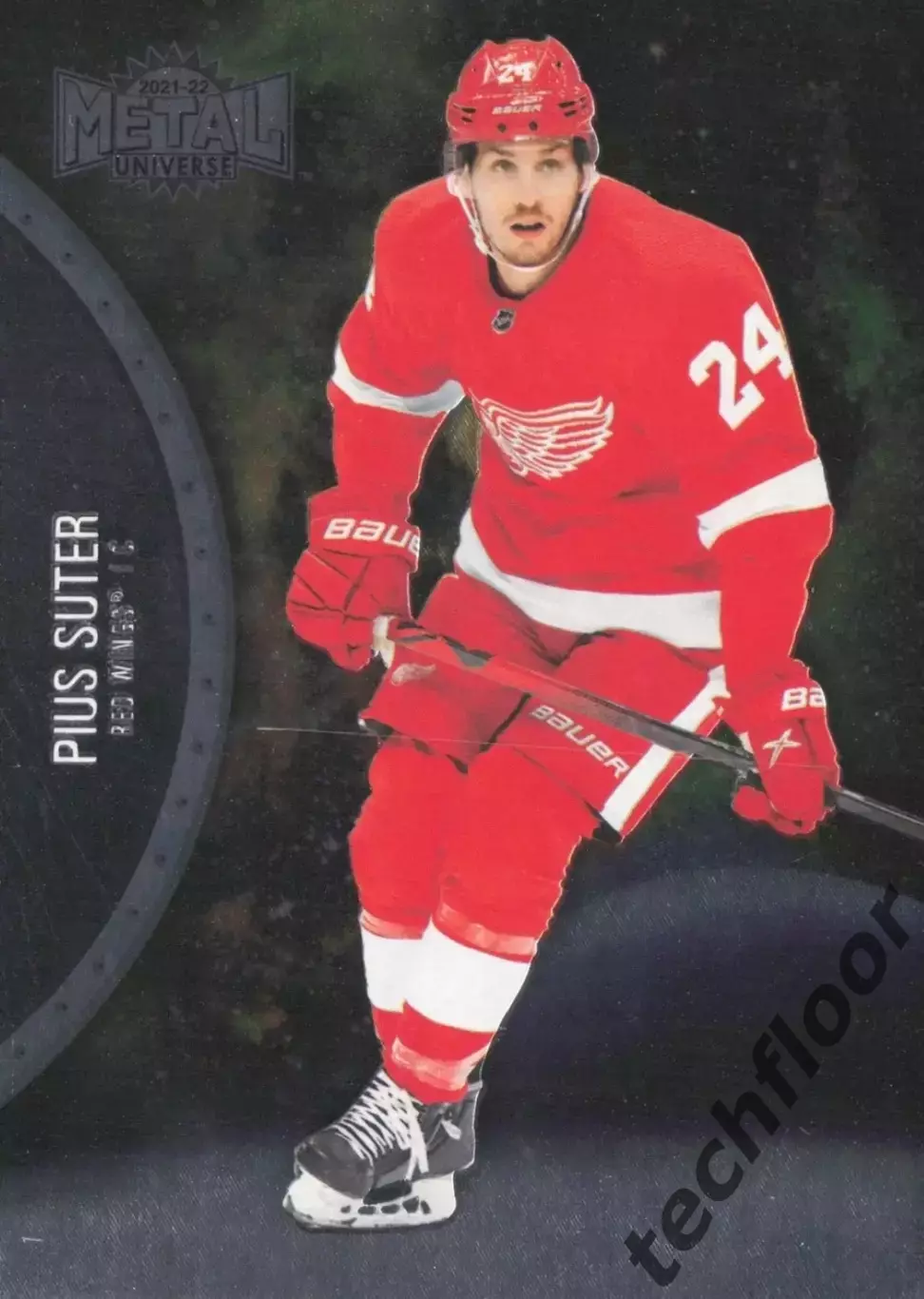 Карточка NHL Pius Suter Detroit Red Wings/Пиус Сутер Детройт НХЛ