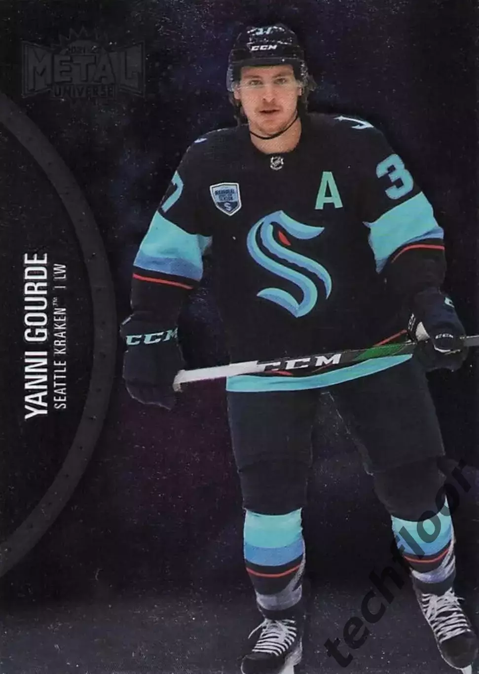 Карточка NHL Yanni Gourde Seattle Kraken/Янни Гурд Сиэтл НХЛ
