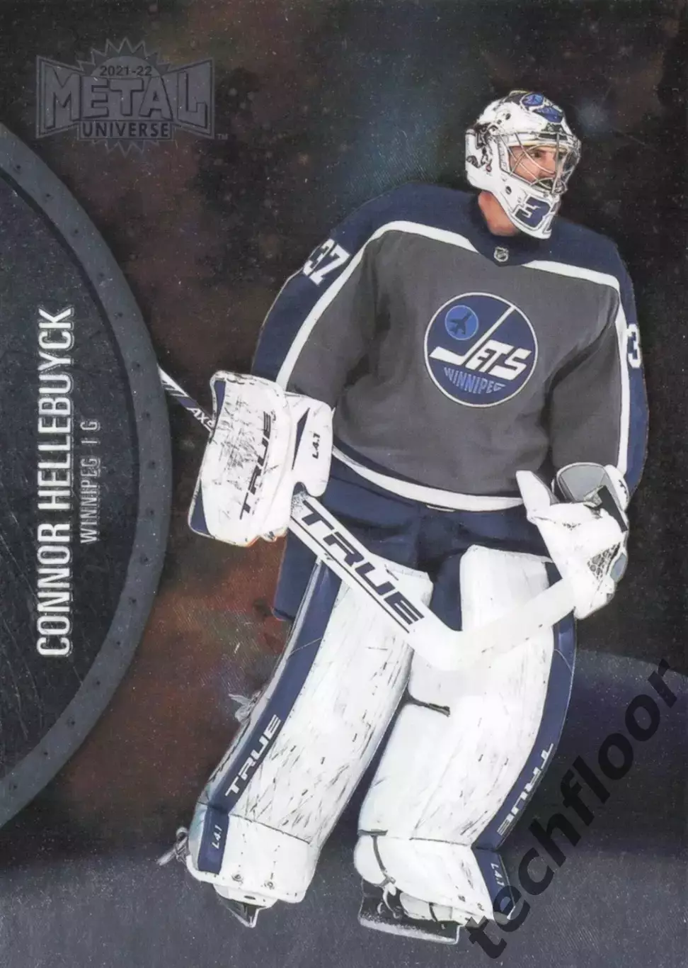 Карточка NHL Connor Hellebuyck Winnipeg Jets/Коннор Хеллебайк Виннипег НХЛ