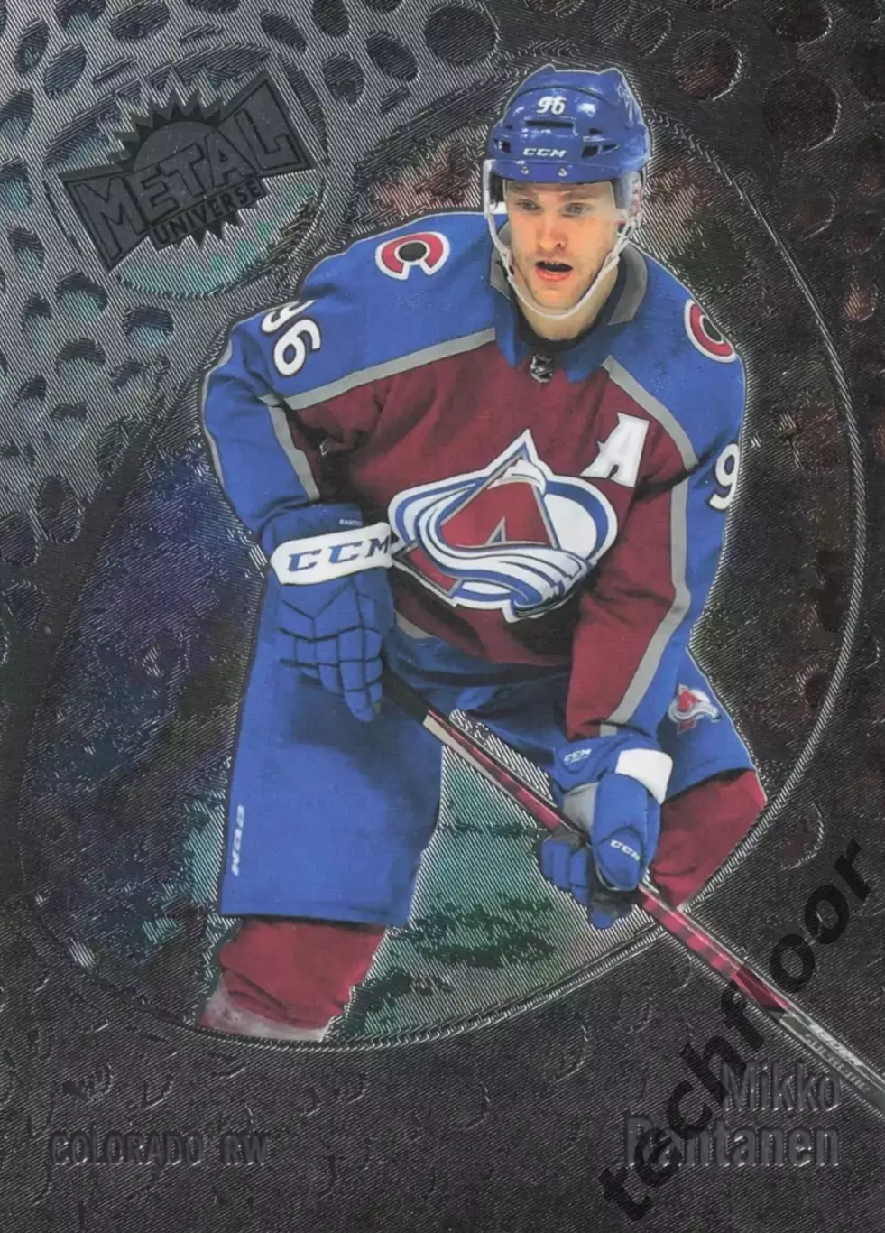 Карточка NHL Mikko Rantanen Colorado Avalanche/Микко Рантанен Колорадо НХЛ