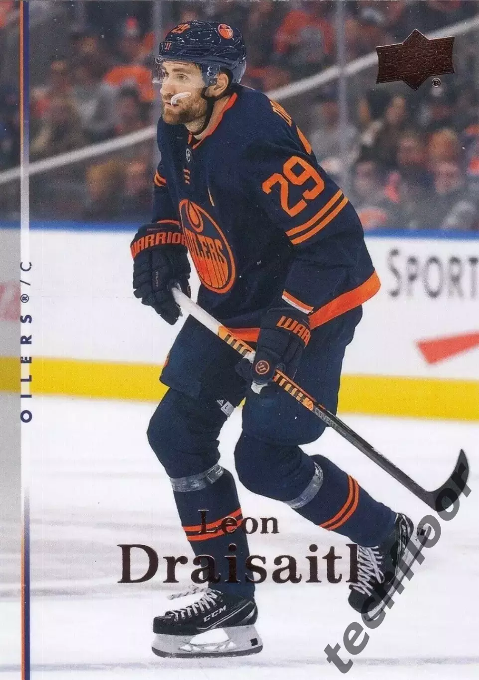 Карточка NHL Leon Draisaitl Edmonton Oilers/Леон Драйзайтль НХЛ Эдмонтон