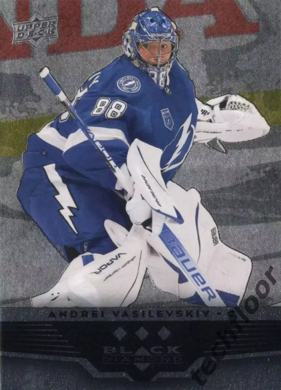 Карточка NHL Andrei Vasilevskiy Tampa Bay Lightning/Андрей Василевский НХЛ Тампа