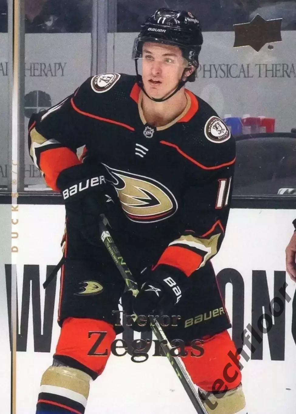 Карточка NHL Trevor Zegras Anaheim Ducks / Тревор Зеграс Анахайм НХЛ