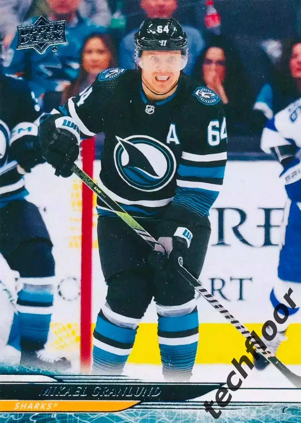 Карточка NHL Mikael Granlund San Jose Sharks/Микаэль Гранлунд Сан-Хосе НХЛ