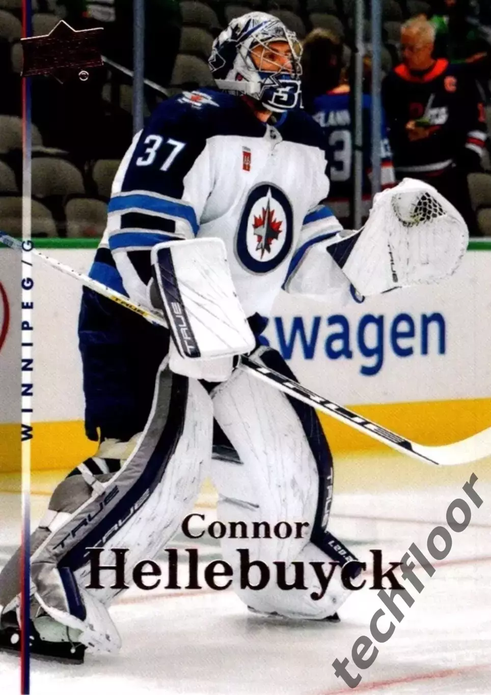 Карточка NHL Connor Hellebuyck Winnipeg Jets/Коннор Хеллебайк НХЛ Виннипег