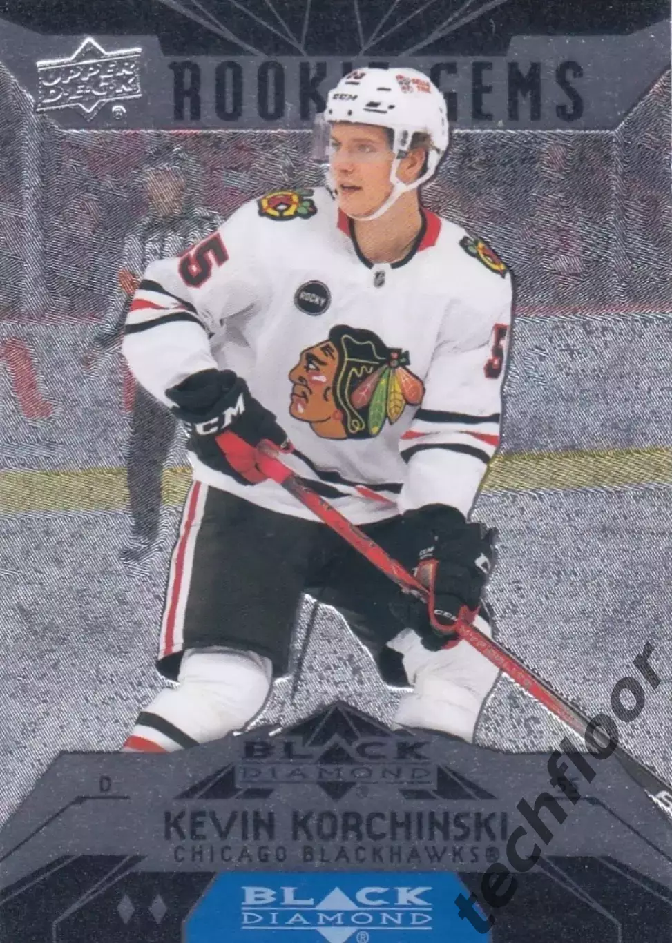 Карточка NHL Kevin Korchinski Chicago Blackhawks/Кевин Корчински НХЛ Чикаго