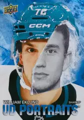 Карточка NHL William Eklund San Jose Sharks /Виллиам Эклунд НХЛ Сан-Хосе