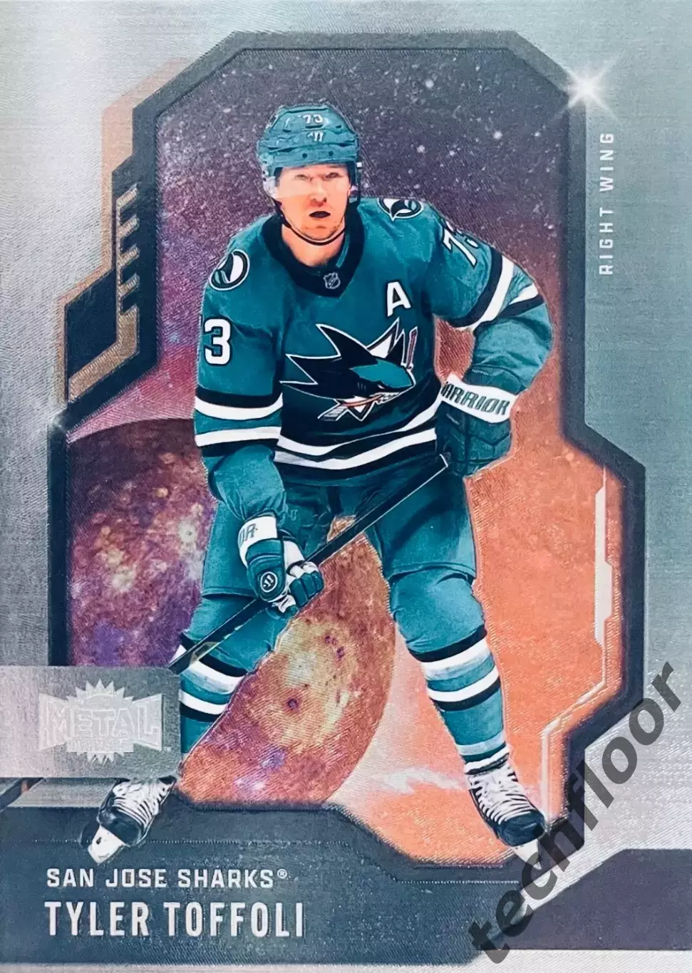 Карточка NHL Tyler Toffoli San Jose Sharks /Тайле Тоффоли Сан-Хосе Шаркс НХЛ