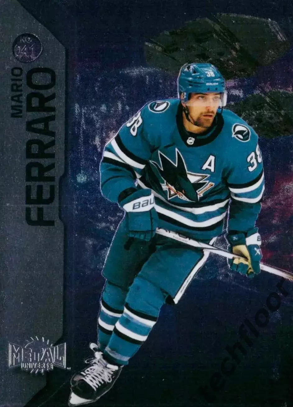 Карточка NHL Mario Ferraro San Jose Sharks/ Марио Ферраро Сан-Хосе Шаркс НХЛ
