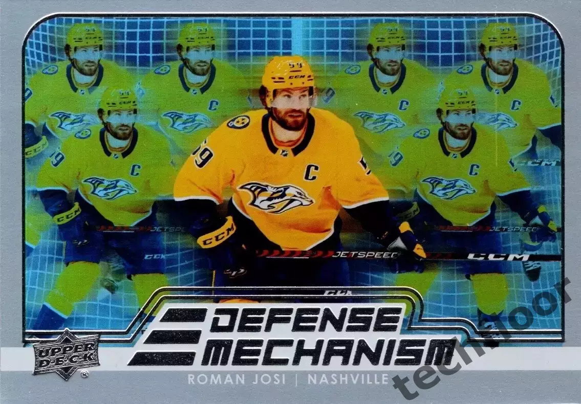 Карточка NHL Roman Josi Nashville Predators/ Роман Йоси Нэшвилл НХЛ