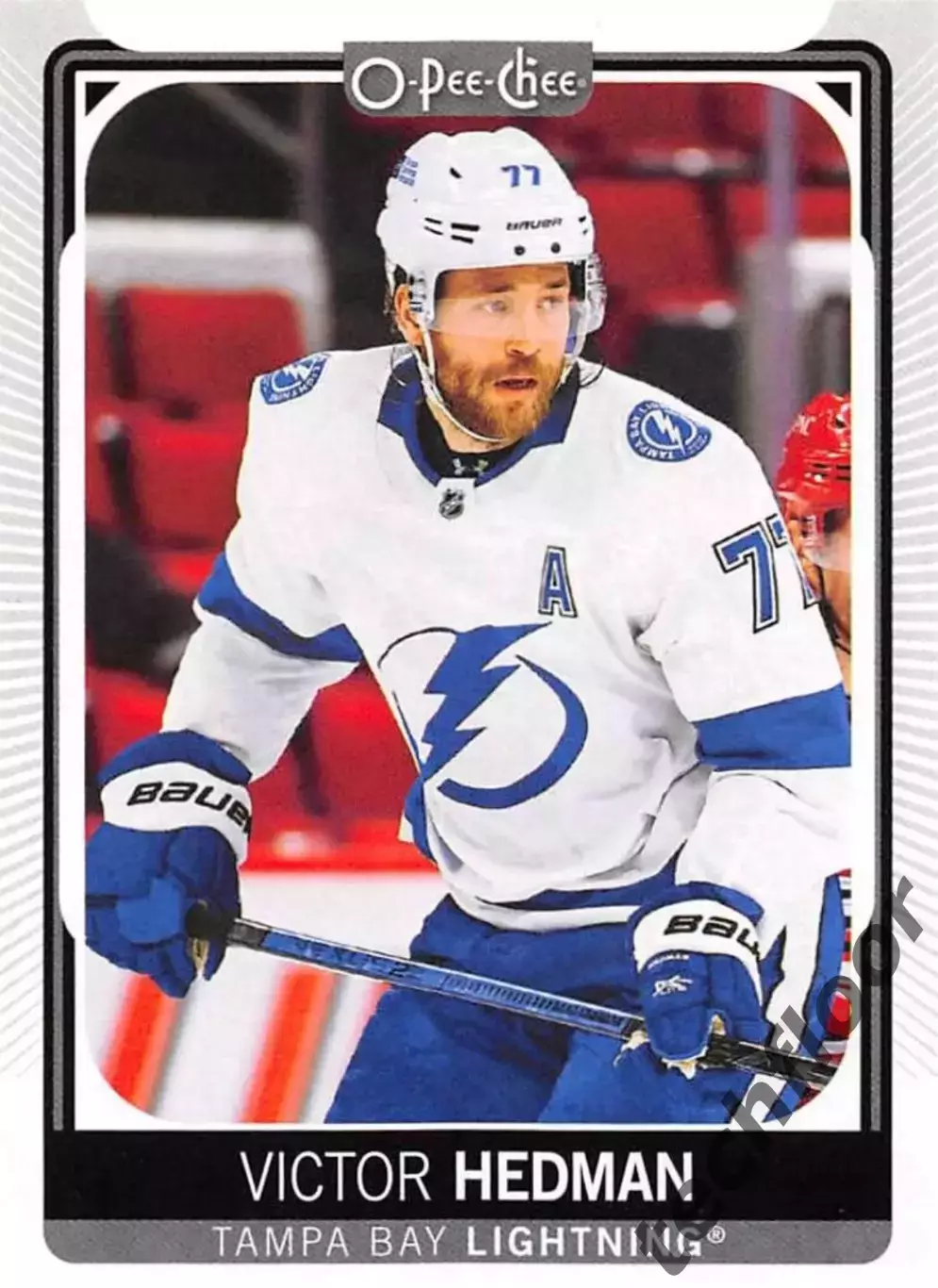 Карточка NHL Victor Hedman Tampa Bay Lightning/Виктор Хедман Тампа НХЛ