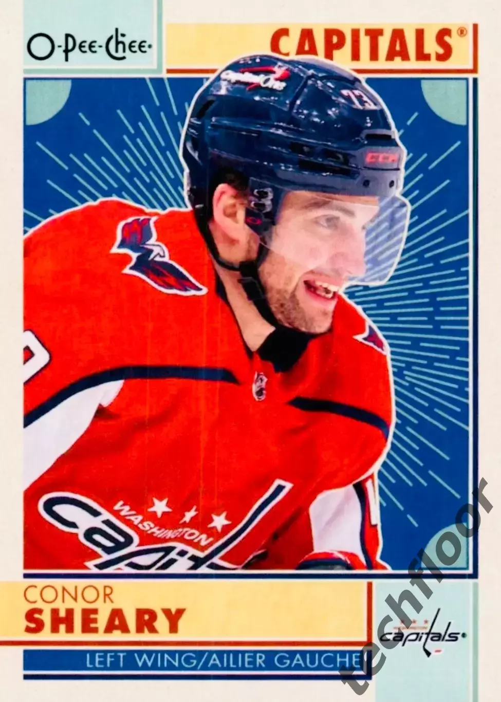 Карточка NHL Conor Sheary Washington Capitals/Конор Шири Вашингтон НХЛ