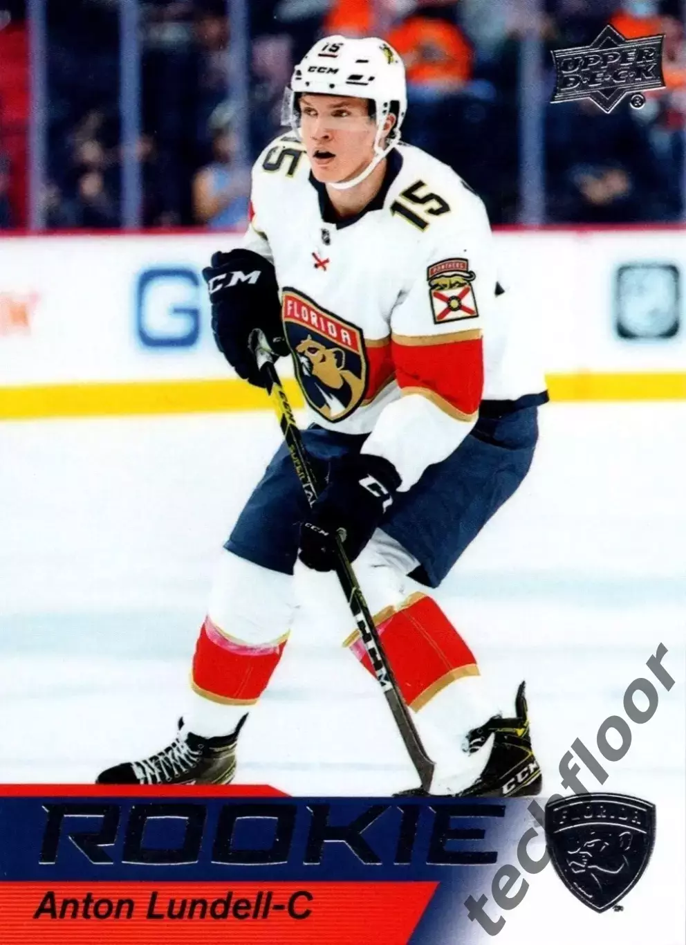 Карточка NHL Anton Lundell Florida Panthers/ Антон Лунделль Флорида НХЛ