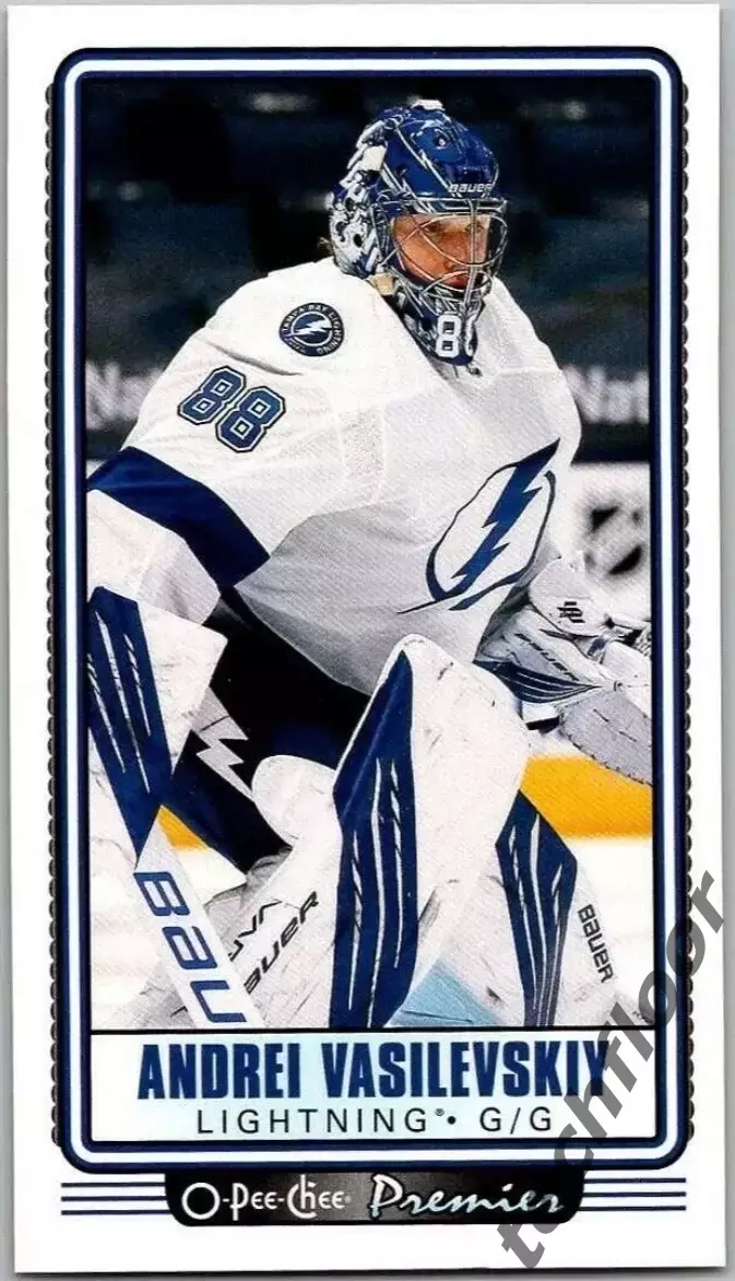 Карточка NHL Andrei Vasilevskiy Tampa Bay Lightning/ Андрей Василевский Тампа