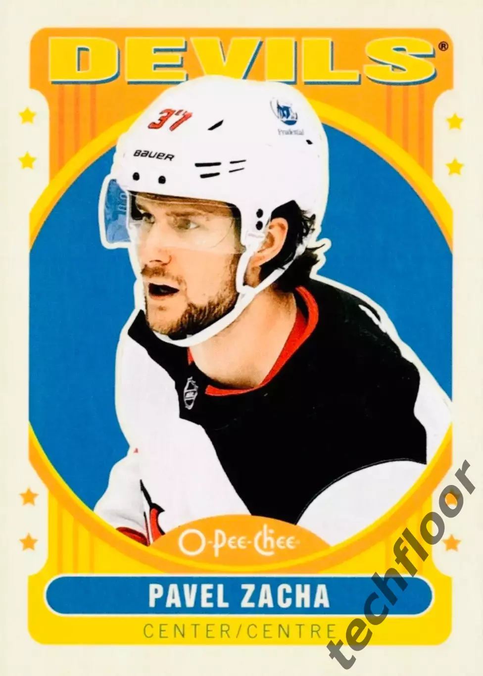 Карточка NHL Pavel Zacha New Jersey Devils/Павел Заха Нью-Джерси НХЛ