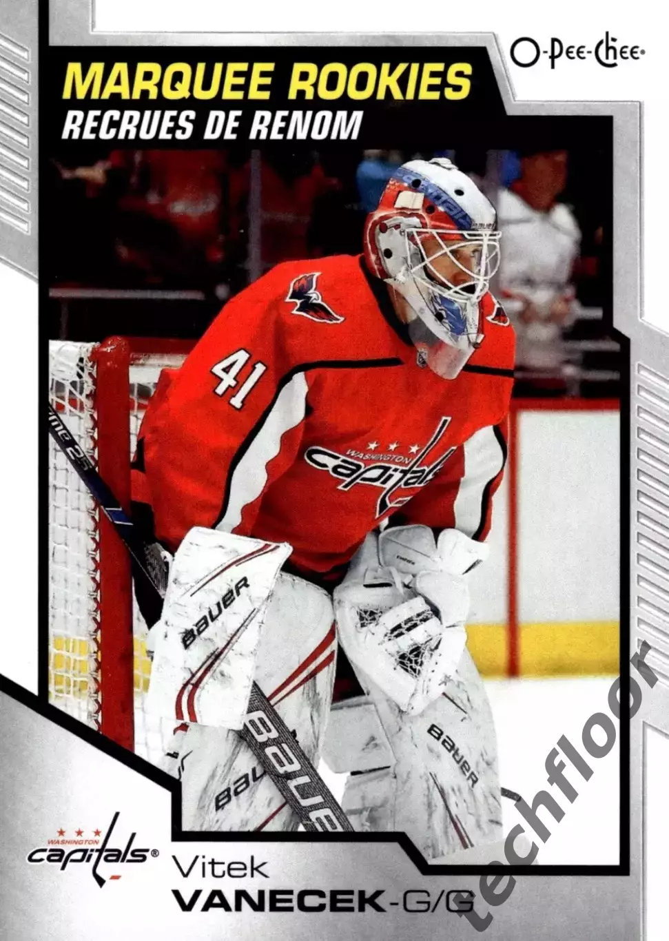Карточка NHL Vitek Vanecek Washington Capitals/Витек Ванечек Вашингтон НХЛ