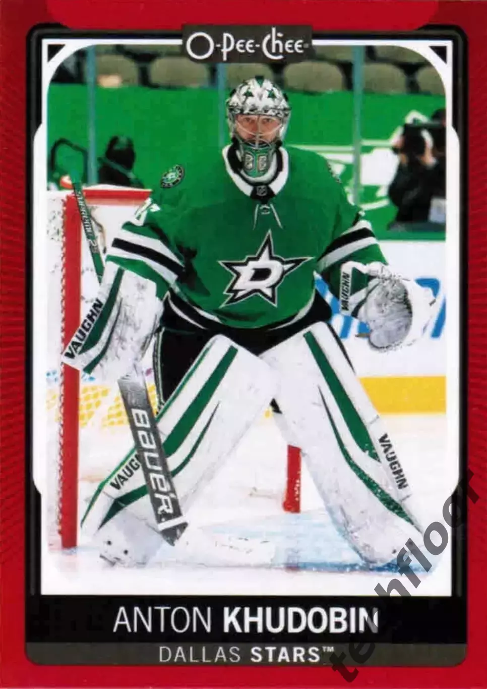Карточка NHL Anton Khudobin Dallas Stars/Антон Худобин НХЛ Даллас