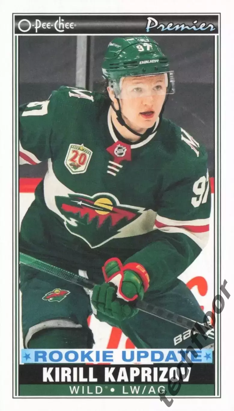 Карточка NHL Kirill Kaprizov Minnesota Wild/ Кирилл Капризов НХЛ Миннесота
