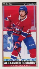 Карточка NHL Alexander Romanov Montreal Canadiens/ Александр Романов Монреаль