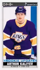 Карточка NHL Arthur Kaliyev LA Kings/Артур Калиев Лос-Анджелес НХЛ