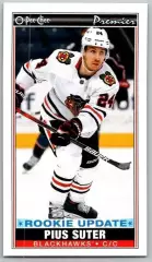 Карточка NHL Pius Suter Chicago Blackhawks/ Пиус Сутер Чикаго НХЛ